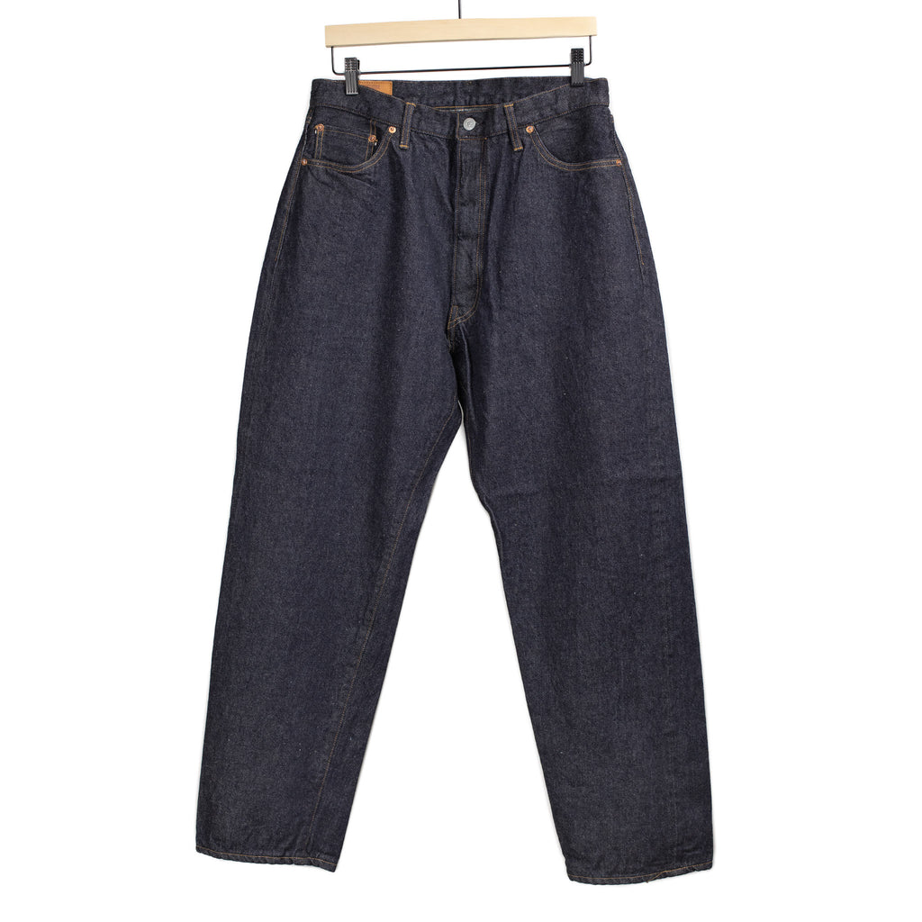 Kaptain Sunshine SS25 Relaxed fit jeans in one-wash indigo