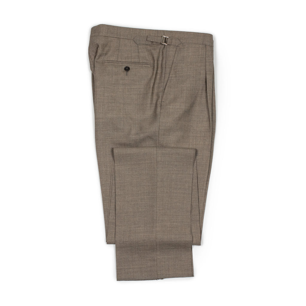 No Man Walks Alone SS26 x Sartoria Carrara: side tab trousers in