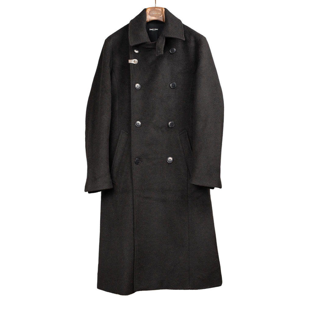 大幅値下げ中archive long coat Frank Leder FW25 Archive Edition Long Great Coat in black Bavarian