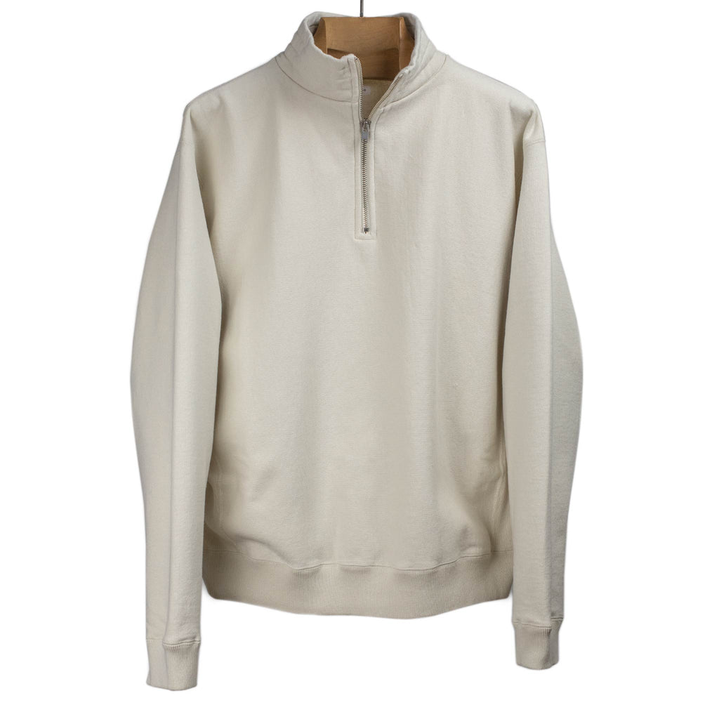 Kaptain Sunshine FW25 Zipper High Neck Pullover cream – No Man