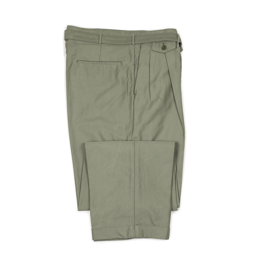 Kaptain Sunshine SS25 Belted Riviera Pants in dusty olive Kaptain Sunshine SS25 Belted Riviera Pants in dusty olive