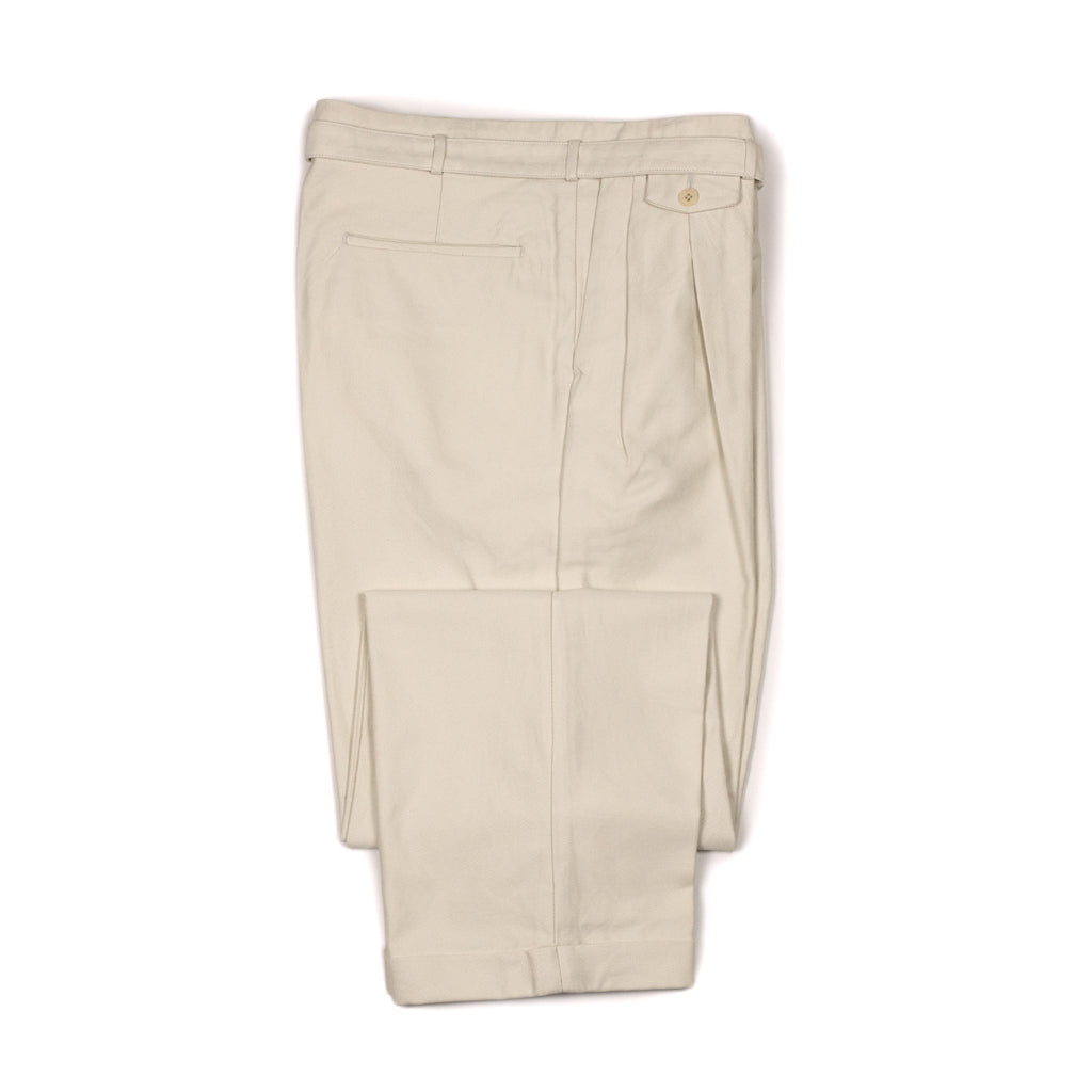Kaptain Sunshine SS25 Belted Riviera Pants in ecru washed Kaptain Sunshine SS25 Belted Riviera Pants in ecru washed