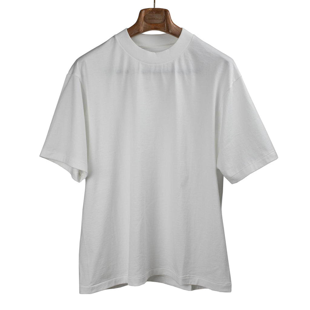 Kaptain Sunshine SS26 Short sleeve tubular knit t-shirt in white