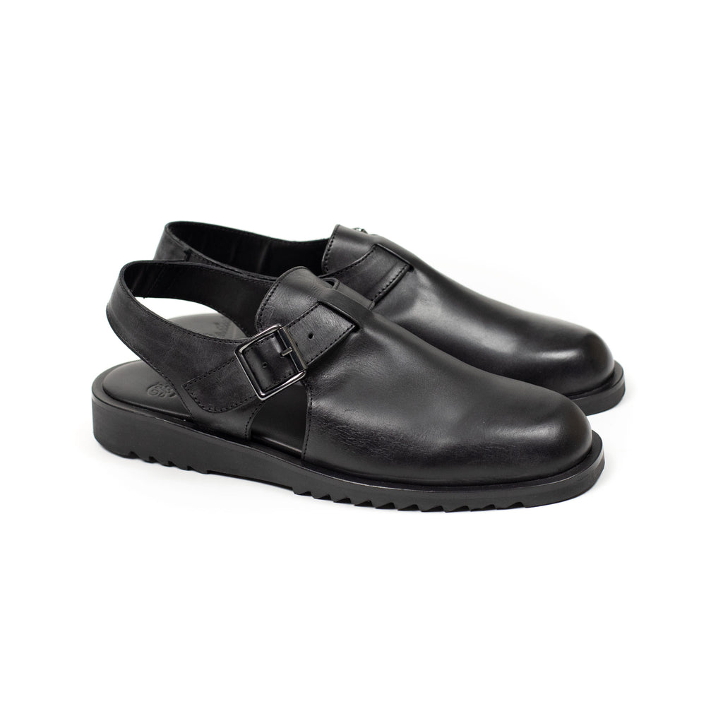 giacometti サンダル paraboot Paraboot SS26 Adriatic sandal in black leather – No Man Walks Alone