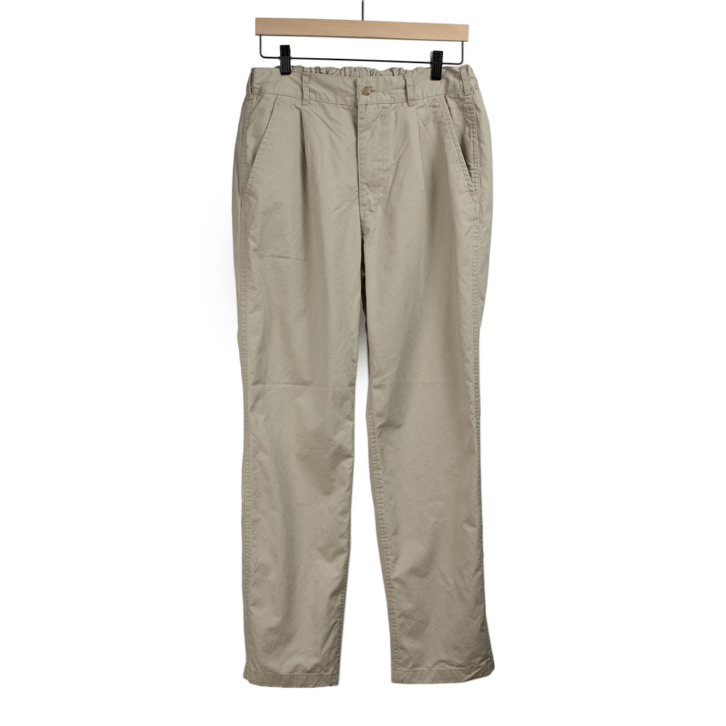 Sage de Cret FW26 Single pleat easy pants in natural beige washed