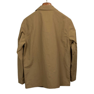 P.O jacket in lightweight brown nylon