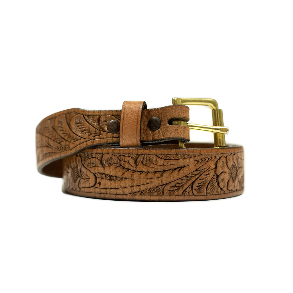 Silver Creek 2024 Collection tooled leather belt