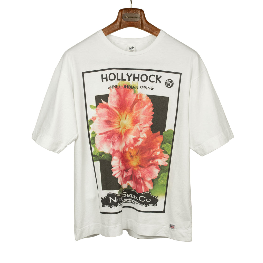 Hollyhock flower seeds t-shirt