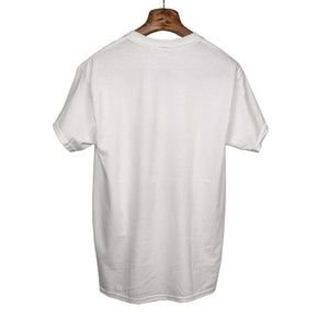 Radish print t-shirt in white cotton