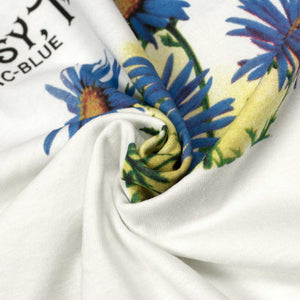Daisy flower patch t-shirt