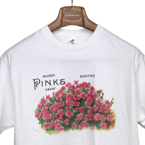 Maiden Pinks flower patch t-shirt