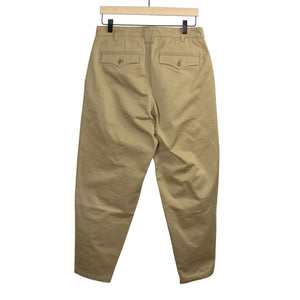 High-rise Riding pants in khaki Officer Chino cloth