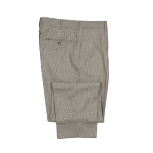 Exclusive Manhattan single-pleated high-rise wide trousers in taupe – No  Man Walks Alone
