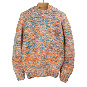 Chamula handknit sweater in mixed heather pastels merino wool (restock)