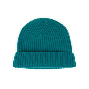 Ribbed hat in Drake 4-ply pure cashmere