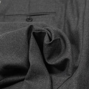 x Sartoria Carrara: pleated trousers in Drapers "Five Stars / Superbio" grey nailhead wool (separates)