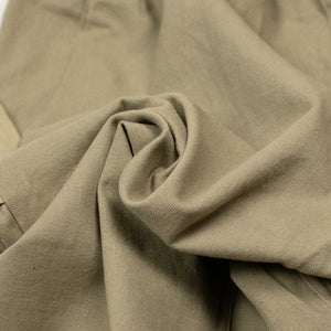Field pant in sandstone beige cotton paneled twill and ripstop