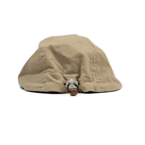Crew hat in Sandstone cotton ripstop