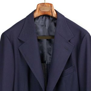 x Sartoria Carrara: ultra-light unlined jacket in navy Ascot 4-ply wool (separates)