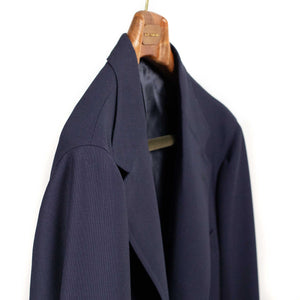 x Sartoria Carrara: ultra-light unlined jacket in navy Ascot 4-ply wool (separates)