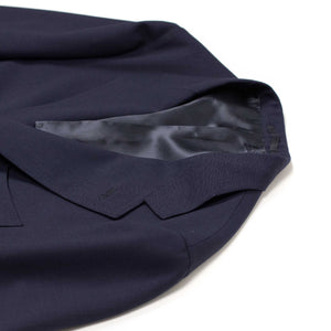 x Sartoria Carrara: ultra-light unlined jacket in navy Ascot 4-ply wool (separates)