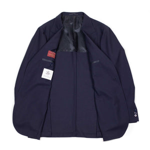 x Sartoria Carrara: ultra-light unlined jacket in navy Ascot 4-ply wool (separates)