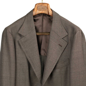 x Sartoria Carrara: ultra-light unlined sport coat in Drapers dark taupe hopsack