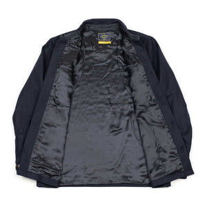 Wool Field Overshirt shirt in Navy wool