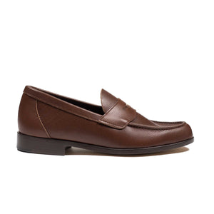 Aurland penny loafer in oak brown calf (restock)