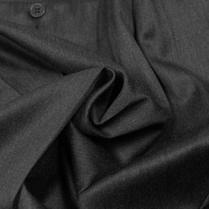 Pleated easy trousers in charcoal wool