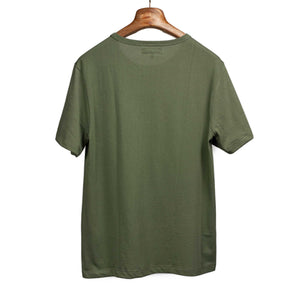 Special box set of 3 1950s crew neck t-shirts in natural, chocolate brown and military green