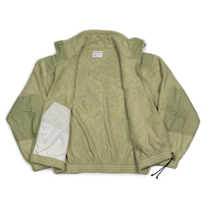 ESCEP Jacket in Mojave pistachio polar fleece with cotton panels