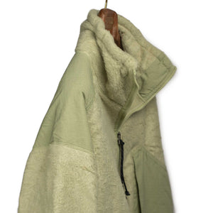 ESCEP Jacket in Mojave pistachio polar fleece with cotton panels