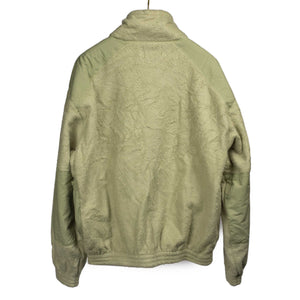 ESCEP Jacket in Mojave pistachio polar fleece with cotton panels