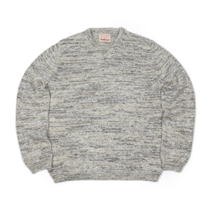 GRP FW25 Crewneck sweater in opalis grey mineral-dyed merino wool