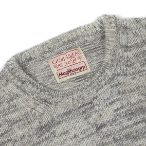 か*お様 MERINO WOOL SWEATER (MIX GRAY) トップス MERINO WOOL SWEATER (MIX GRAY) M Merino Quarter Zip