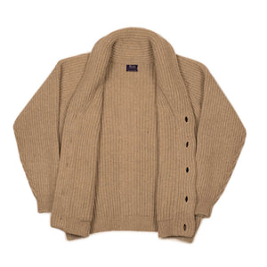 William Lockie Shawl collar 8-ply cardigan jacket in genuine
