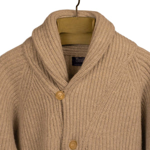 William Lockie Shawl collar 8-ply cardigan jacket in genuine