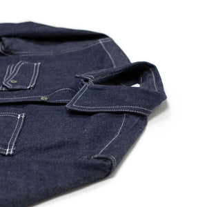 Crosscut western shirt in Indigo denim