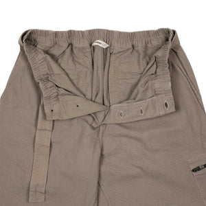Service pant in steel grey cotton canvas