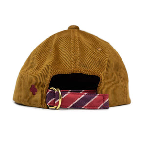 6-panel baseball cap in Golden Brown corduroy