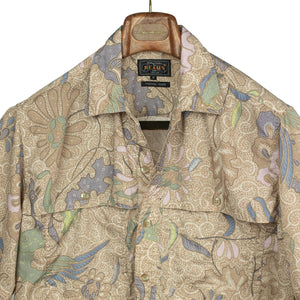 Adventure short sleeve shirt in floral print polyester