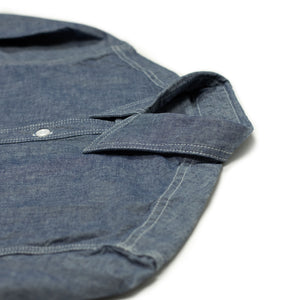 Beams Plus Chambray Shirt in Blue