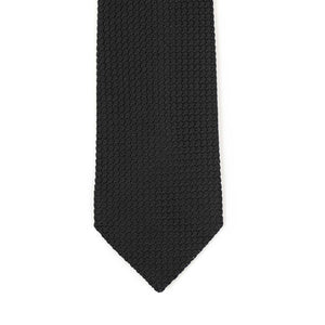 Grenadine tie in black silk