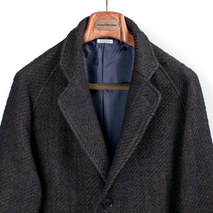 Blue Blue Japan FW25 Chester coat in mixed navy and gold roving
