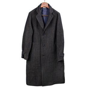 Blue Blue Japan FW25 Chester coat in mixed navy and gold roving