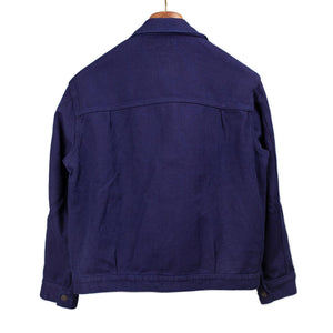 Blue Blue Japan FW25 Trucker jacket in indigo doublecloth sashiko