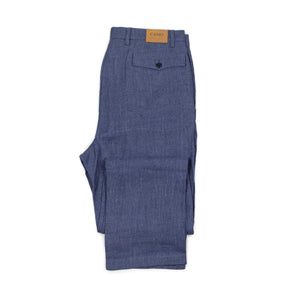 Spectacular Air wide trousers in blue linen