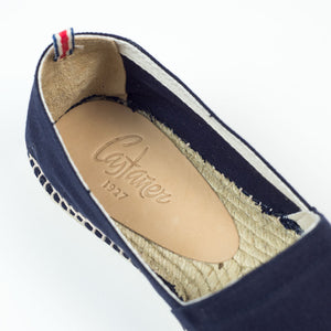 Pablo espadrilles in navy cotton canvas (restock)