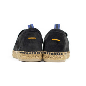 Nacho penny-loafer style espadrilles in black suede